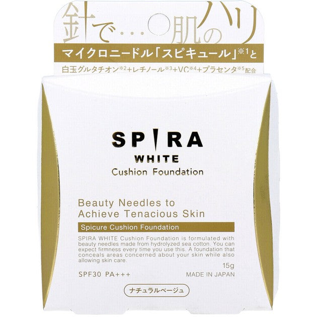 SPIRA WHITE 氣墊粉底液 SPF30 PA+++ 自然米色 15g